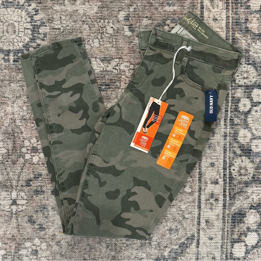 Old Navy Rock Star Camo Skinny Jeans